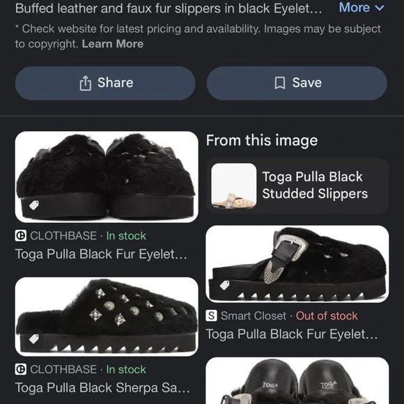 TOGA Pulla Black and Silver Studded Mules - Picture 2 of 11